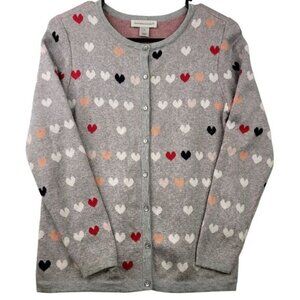 Christopher Banks Small Heart Cardigan y2k Feminine Valentines Day Love Preppy
